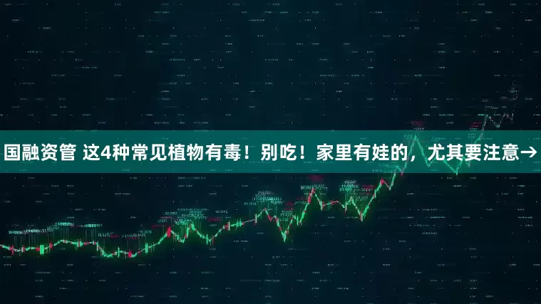 国融资管 这4种常见植物有毒！别吃！家里有娃的，尤其要注意→